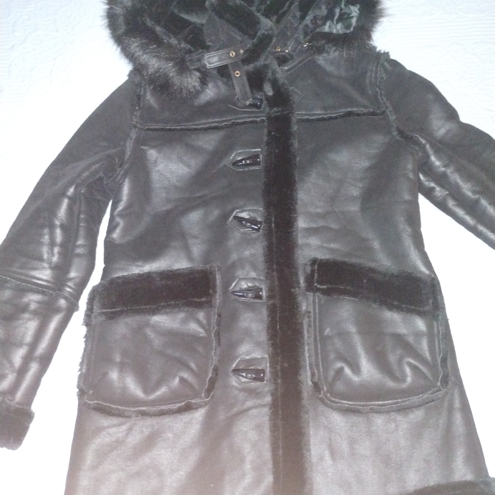 Men's suede shearling jacket - Picture 4 of 4